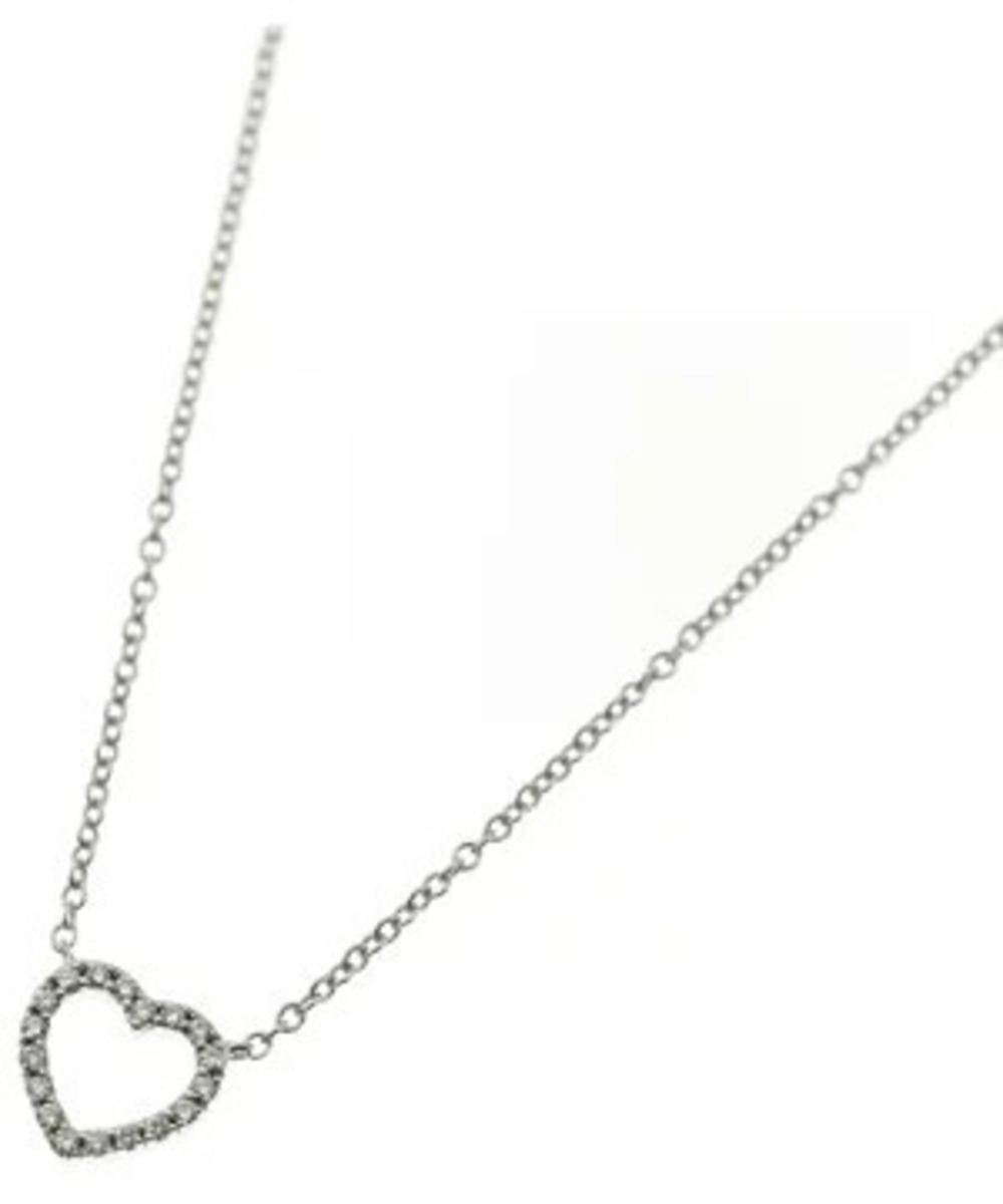 Tiffany Co Elsa Peretti Pendant Necklace Sterling Silver